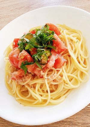 夏野菜で真夏のさっぱり冷製パスタ！-レシピのメイン写真