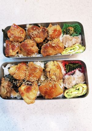 高校生弁当覚え書き324焼き鳥丼-レシピのメイン写真