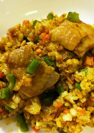 チキンと野菜のドライカレー-レシピのメイン写真