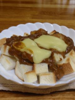 超超超簡単!!朝食焼きカレー-レシピのメイン写真