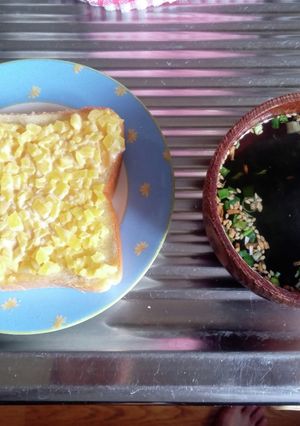 刻みたくあん入り 明太マヨトースト-レシピのメイン写真