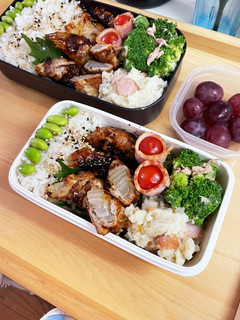 20240621娘ちゃん息子っちのお弁当-レシピのメイン写真