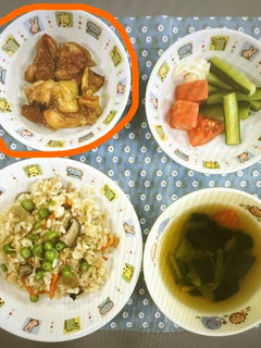 【保育所給食】鶏肉のカレー風味やき-レシピのメイン写真