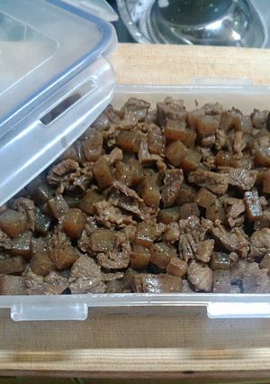 ぼっかけ(牛スジ肉とこんにゃくの煮込み)-レシピのメイン写真