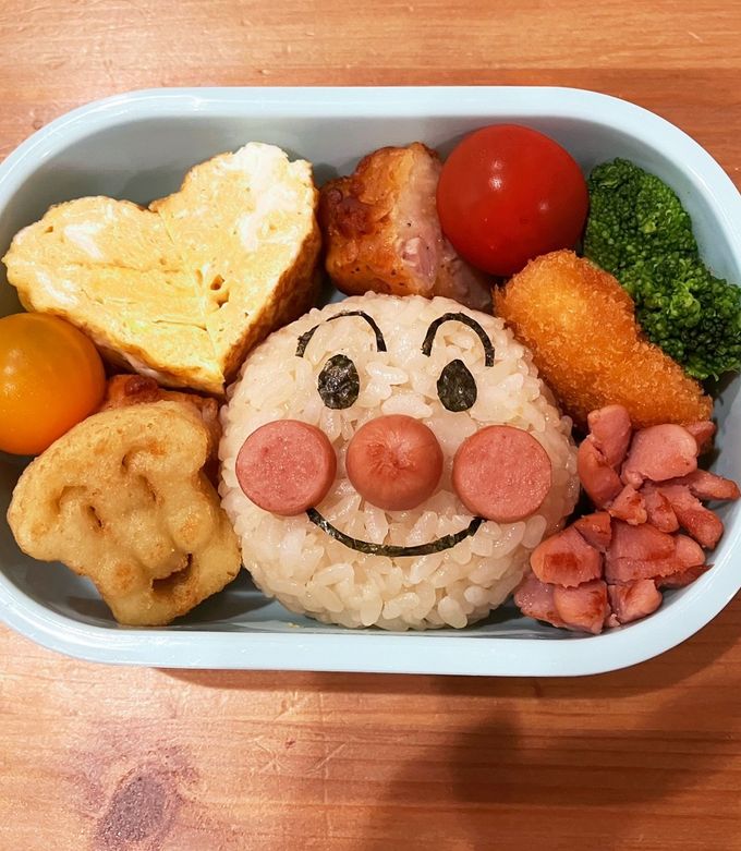 アンパンマン　お弁当　キャラ弁-レシピのメイン写真