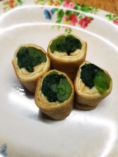 小松菜の油あげまき-レシピのメイン写真