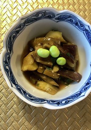 レンチン簡単！ナスの中華風煮浸し-レシピのメイン写真