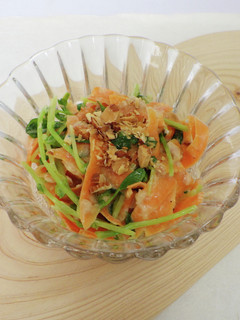 にんじんと豆苗のサラダ-レシピのメイン写真