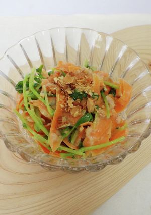 にんじんと豆苗のサラダ-レシピのメイン写真
