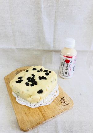 リンゴ甘酒を使った米粉蒸しパン☘-レシピのメイン写真
