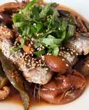 味しみしみ！ほろほろイワシとオクラの梅煮