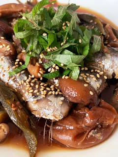 味しみしみ!ほろほろイワシとオクラの梅煮-レシピのメイン写真