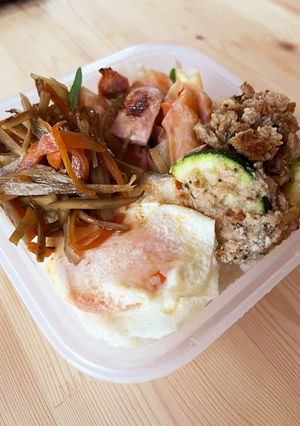 夏野菜！ズッキーニとツナのマヨ炒め☆弁当-レシピのメイン写真