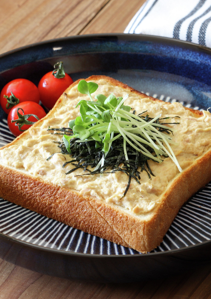 みそツナマヨの和風トースト-レシピのメイン写真
