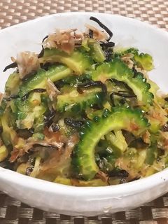 調味料なし3分で出来るゴーヤの小鉢-レシピのメイン写真