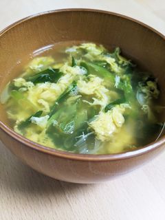 九条ネギの中華風かき玉汁-レシピのメイン写真