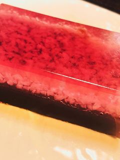 和菓子 菓銘『夜桜』 錦玉羹-レシピのメイン写真
