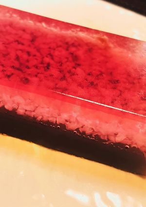 和菓子　菓銘『夜桜』　錦玉羹-レシピのメイン写真