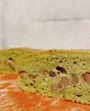 しっとり抹茶と小豆のパウンドケーキ