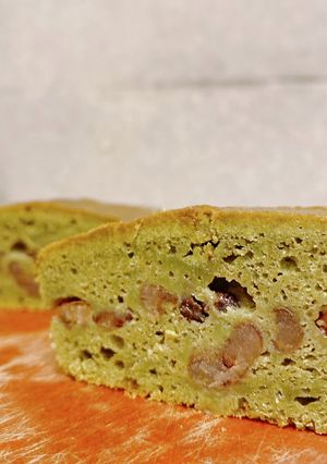 しっとり抹茶と小豆のパウンドケーキ-レシピのメイン写真
