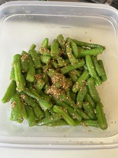 ゆうかりコアラさん流いんげんの胡麻和え-レシピのメイン写真