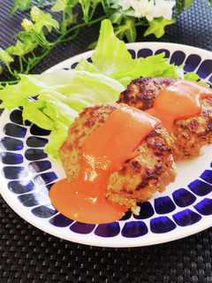 ☆ハンバーグ☆hotオーロラソース-レシピのメイン写真