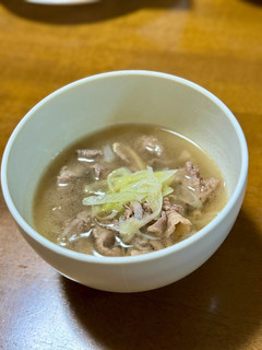 簡単!牛肉のスープ-レシピのメイン写真
