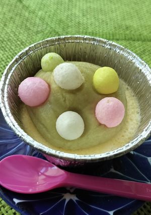 スイートポテトがのったプリン♪-レシピのメイン写真