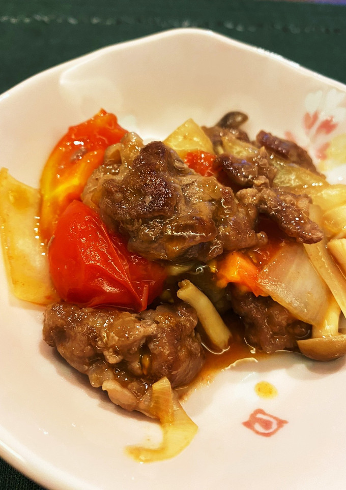 トマトすき焼き風炒め-レシピのメイン写真