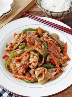 ☆簡単☆豚バラとお野菜のコク旨ポン酢炒め-レシピのメイン写真