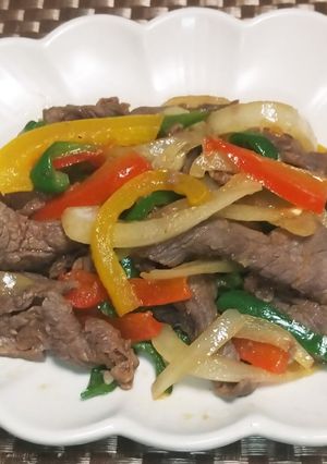 牛肉と彩り野菜のプルコギ風-レシピのメイン写真