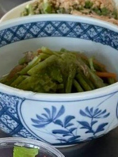 みずな(山菜)とタラの漬け物-レシピのメイン写真