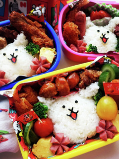 にゃんこ大戦争!キャラ弁当 お弁当-レシピのメイン写真