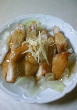 鶏肉と塩揉み大根の甘酢あんかけ-レシピのメイン写真
