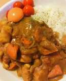 金曜カレー●トマト缶＆ミルクのカレー