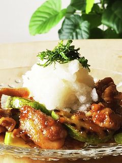 豚バラ肉おろしぶっかけ丼☆夏バテ昼食夕食-レシピのメイン写真
