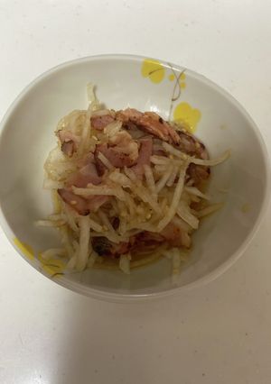 大根とベーコンのサラダ-レシピのメイン写真