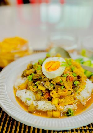 豚ヒレと茄子のキーマカレー448kcal-レシピのメイン写真
