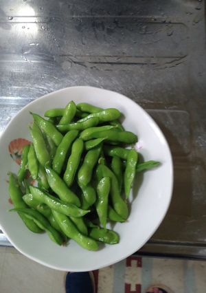 速くて美味い！枝豆の塩蒸し焼き-レシピのメイン写真