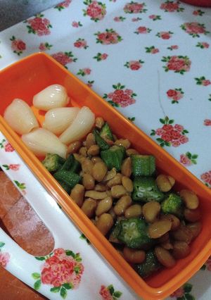 オクラ納豆withらっきょ-レシピのメイン写真