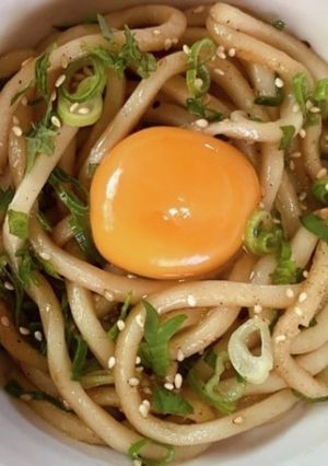 3分で簡単！時短お昼ご飯！油そば風うどん-レシピのメイン写真