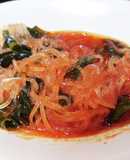 マロニーのビビン麺風(タレも作るよ)