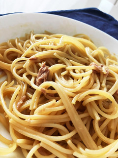 レンチンで和風ツナバターパスタ-レシピのメイン写真