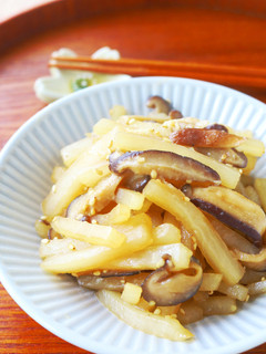 生姜香る♪大根と椎茸のきんぴら-レシピのメイン写真
