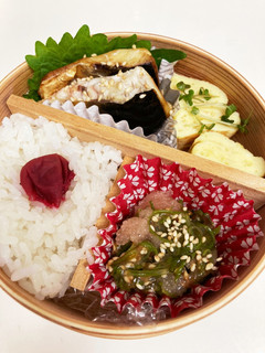 サバの塩焼き弁当 ご飯少なめ-レシピのメイン写真