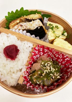 サバの塩焼き弁当　ご飯少なめ-レシピのメイン写真