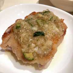 รูปของ 山形のだしでチキンのディアボラ風