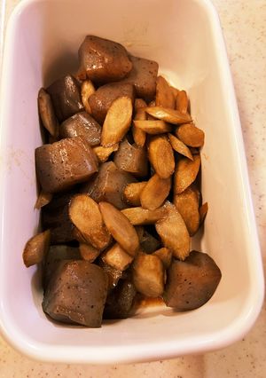 ごぼうとこんにゃくの甘辛煮-レシピのメイン写真