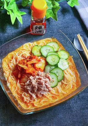 ちょいピリッと！冷やしごまみそそうめん-レシピのメイン写真