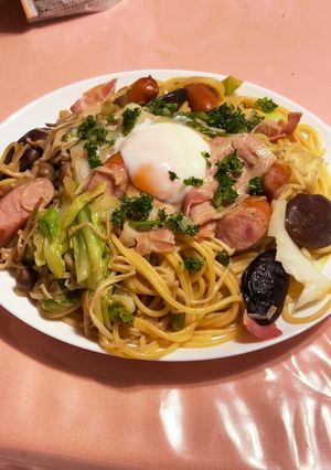 五右衛門風　醤油バターパスタ-レシピのメイン写真